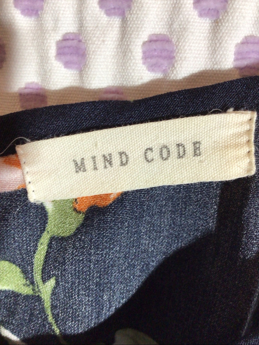 Mind Code Floral Halter Top - Picture 2 of 4